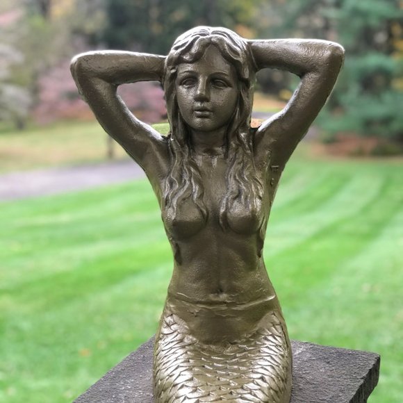 Midcentury Mermaid Sculpture - Picture 5 of 16